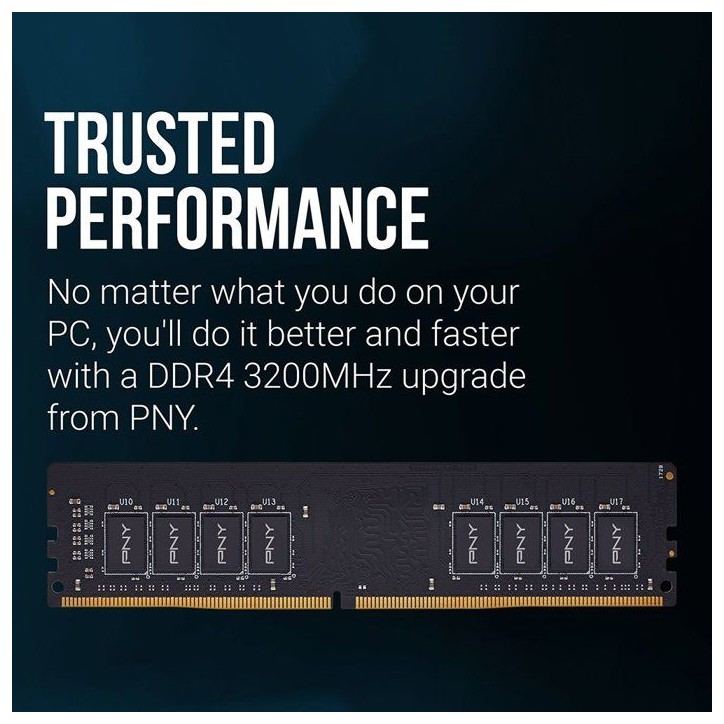 Module mémoire - PNY - MD8GSD43200-SB - DDR4 - 3200MHz - 8Go Module mémoire - PNY - MD8GSD43200-SB - DDR4 - 3200MHz - 8Go