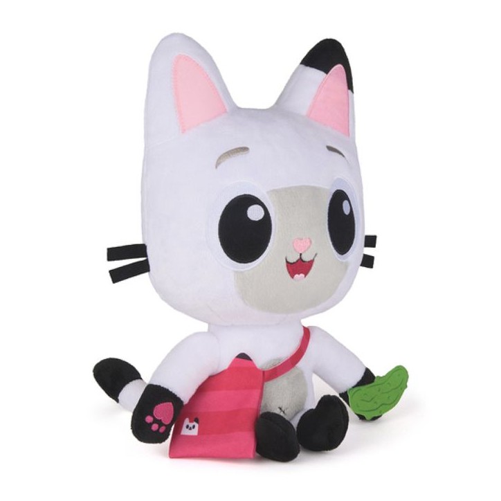 SPINMASTER Gabby Maison Magique - Peluche Pandy interactive - 20+ sons, 5 accessoires tissu, 2 piles LR03 fournies - Des 3 ans