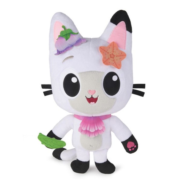 SPINMASTER Gabby Maison Magique - Peluche Pandy interactive - 20+ sons, 5 accessoires tissu, 2 piles LR03 fournies - Des 3 ans