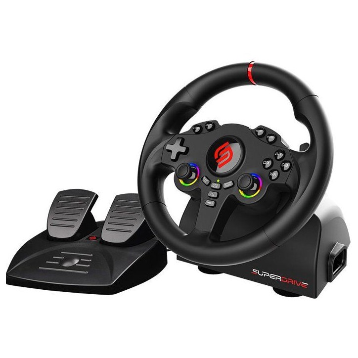 Volant gaming - SUBSONIC - Double joysticks LED - PS4 PC Switch Switch 2 Xbox One Xbox Series Volant gaming - SUBSONIC - Double joysticks LED - PS4 PC Switch Switch 2 Xbox One Xbox Series