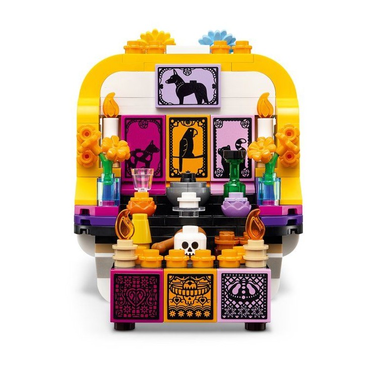 LEGO Set de construction Día de los Muertos - 40811 - Autel des Morts, crâne et autel décoratifs - Des 9 ans