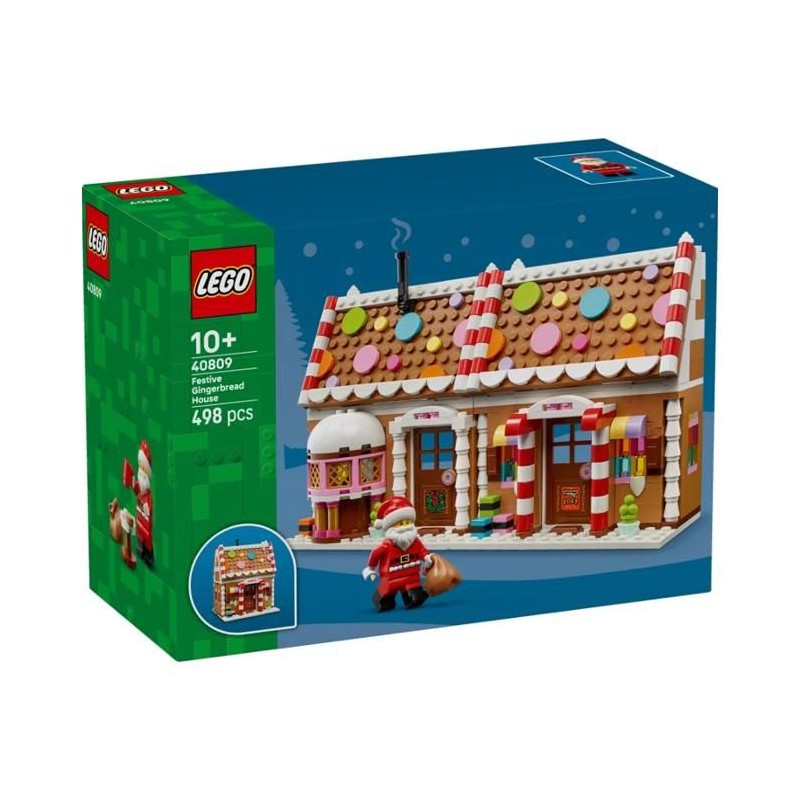 LEGO 40809 La maison en pain d'épices festive Condition : Nouveau.