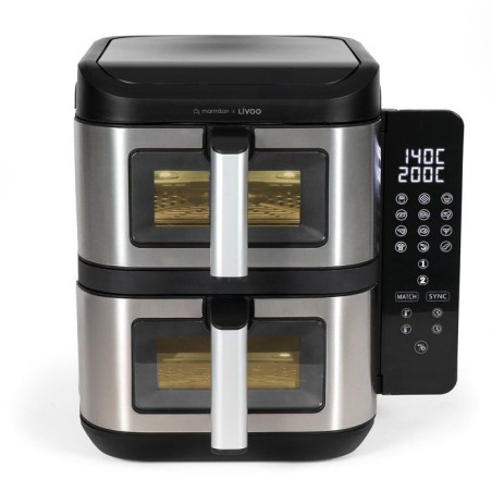 Friteuse sans huile - LIVOO - DOC344CO - 11 L - double bac - 2800 W