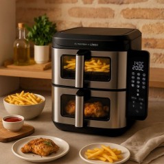 Friteuse sans huile - LIVOO - DOC344CO - 11 L - double bac - 2800 W