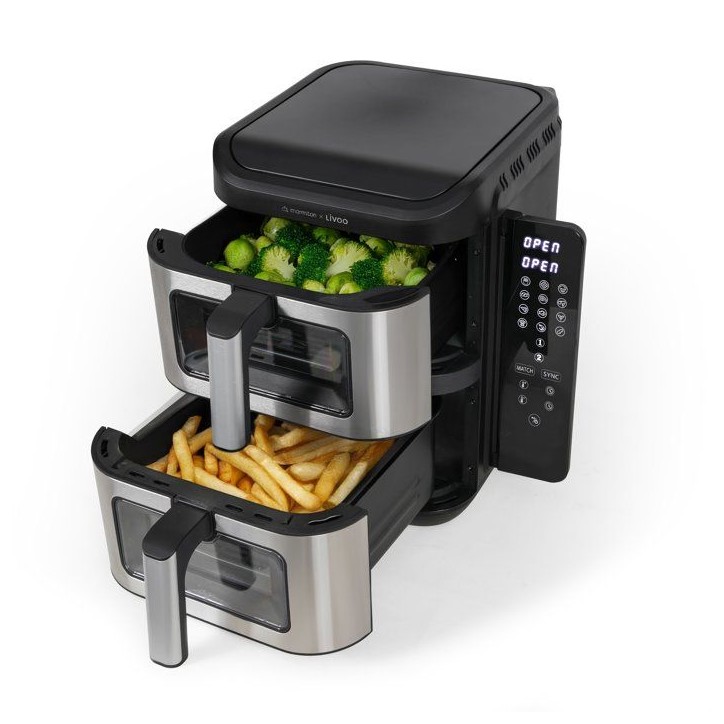 Friteuse sans huile - LIVOO - DOC344CO - 11 L - double bac - 2800 W Friteuse sans huile - LIVOO - DOC344CO - 11 L - double bac - 2800 W