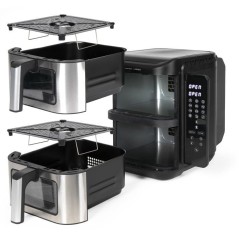 Friteuse sans huile - LIVOO - DOC344CO - 11 L - double bac - 2800 W