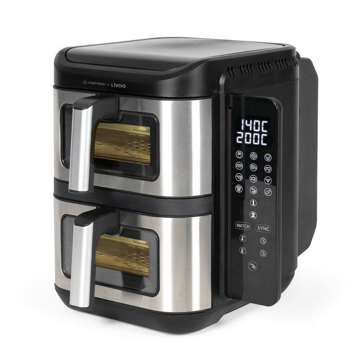 Friteuse sans huile - LIVOO - DOC344CO - 11 L - double bac - 2800 W Friteuse sans huile - LIVOO - DOC344CO - 11 L - double bac - 2800 W
