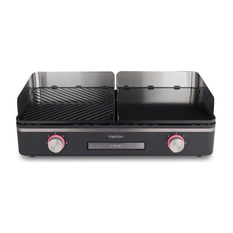 Plancha électrique MEDION - MD12027 - Double zones de cuisson - 52,1