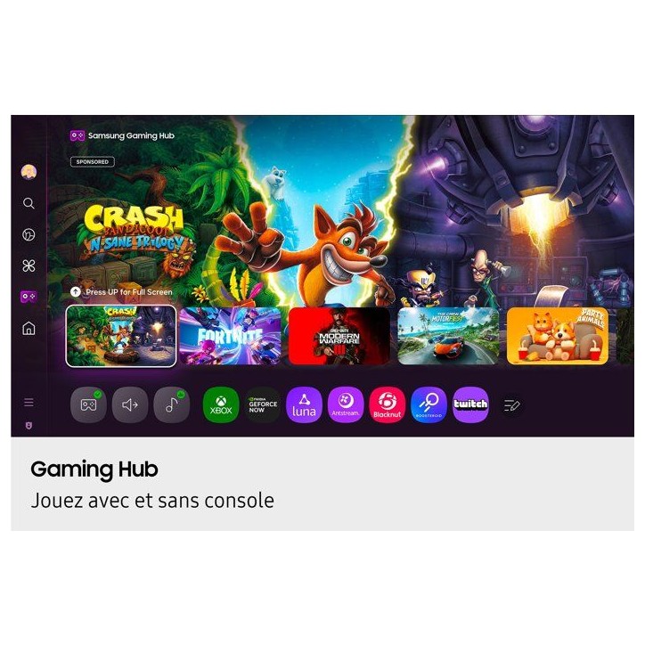 Samsung 43U7000F - TV LED 43 (109 cm) - 4K UHD 3840x2160 - Gaming Hub - Smart TV - 3x HDMI - WiFi Samsung 43U7000F - TV LED 43 (109 cm) - 4K UHD 3840x2160 - Gaming Hub - Smart TV - 3x HDMI - WiFi