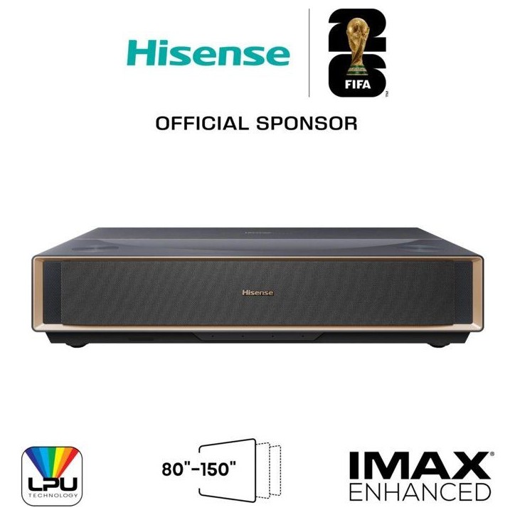 Vidéoprojecteur - HISENSE - Ultra courte focale laser - 2500 lumens Vidéoprojecteur - HISENSE - Ultra courte focale laser - 2500 lumens