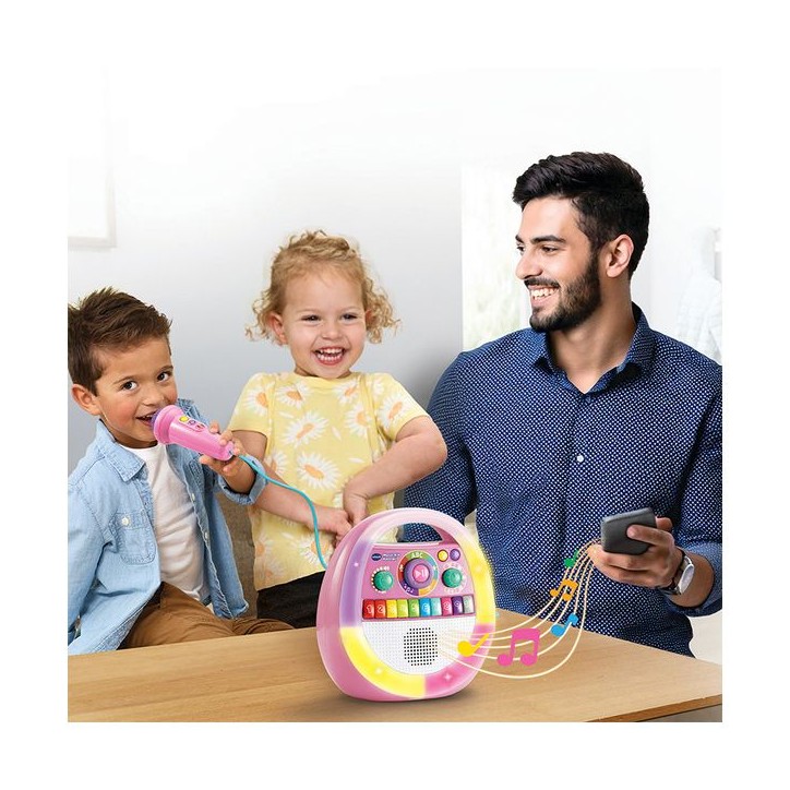 VTECH BABY - MUSIC'KID KARAOKÉ - ROSE - Rose VTECH BABY - MUSIC'KID KARAOKÉ - ROSE - Rose