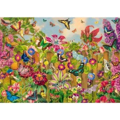 Puzzle - SCHMIDT SPIELE - Magnifique jardin de papillons - 2000 pieces - Des 14 ans