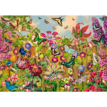 Puzzle - SCHMIDT SPIELE - Magnifique jardin de papillons - 2000 pieces - Des 14 ans