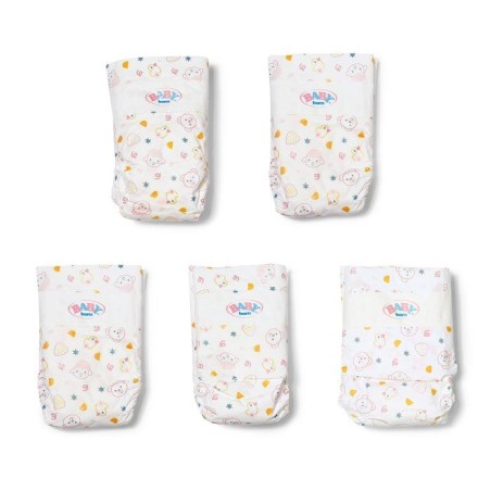 Pack de 5 couches pour poupon - BABY BORN - Accessoires