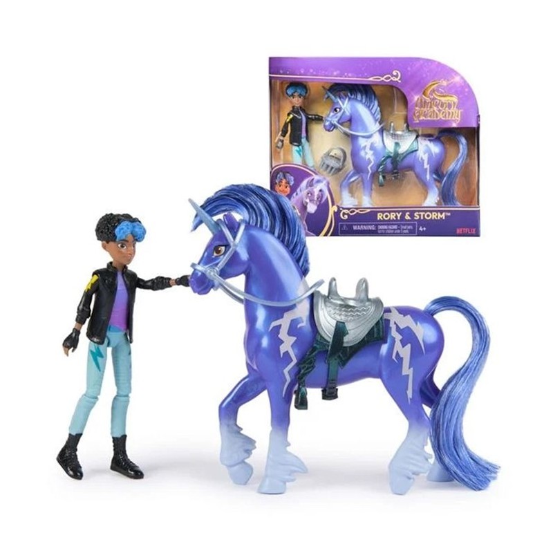 Unicorn Academy - L'école des licornes - Licorne Storm + Poupée Rory