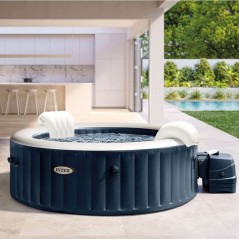 Spa gonflable INTEX - Blue Navy - 216 x 71 cm - 6 places - Rond - 28432NP