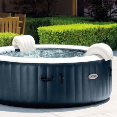 Spa gonflable INTEX - Blue Navy - 216 x 71 cm - 6 places - Rond - 2843