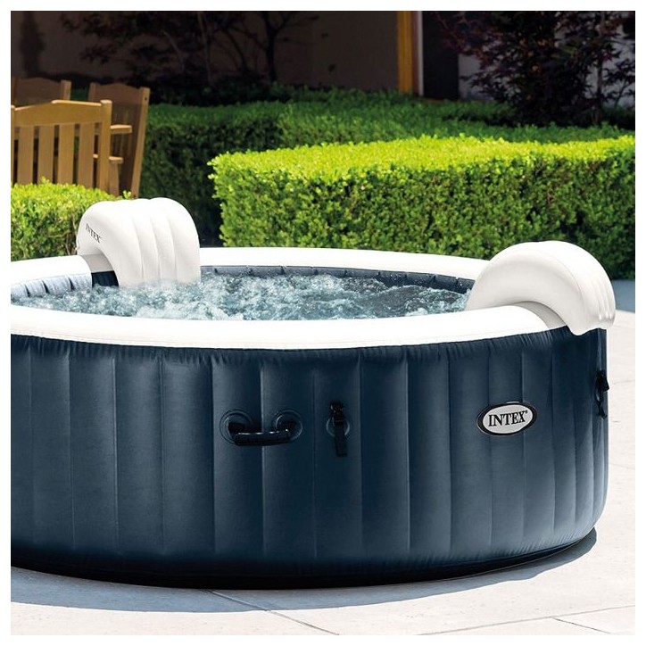 Spa gonflable INTEX - Blue Navy - 216 x 71 cm - 6 places - Rond - 28432NP Spa gonflable INTEX - Blue Navy - 216 x 71 cm - 6 places - Rond - 28432NP
