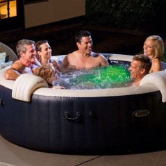 Spa gonflable INTEX - Blue Navy - 216 x 71 cm - 6 places - Rond - 2843