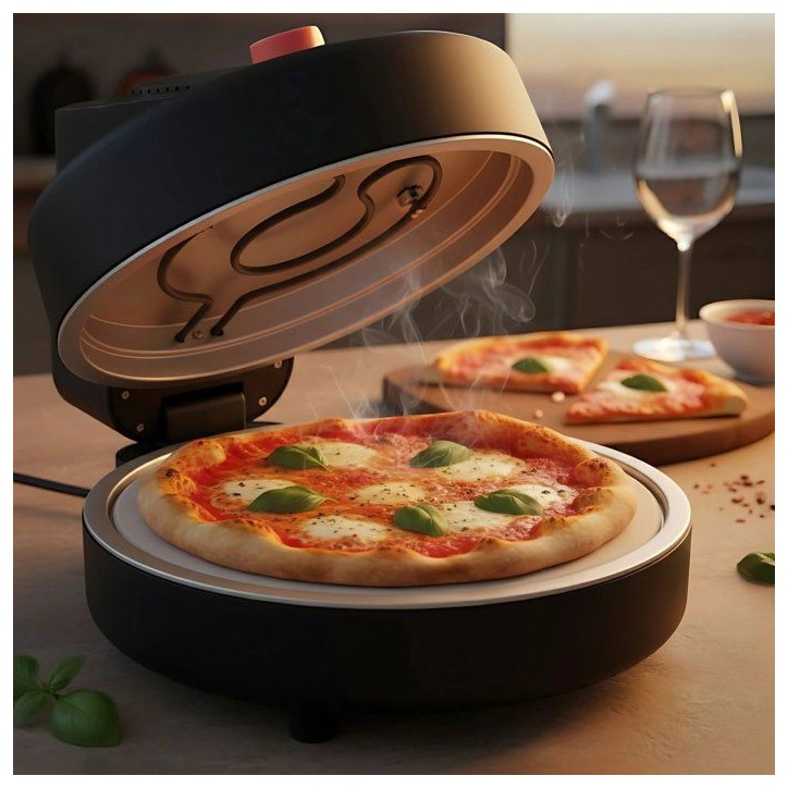 Four a pizza - LIVOO - DOC347CO - Ø30 cm - 1800 W - pierre réfractaire Four a pizza - LIVOO - DOC347CO - Ø30 cm - 1800 W - pierre réfractaire