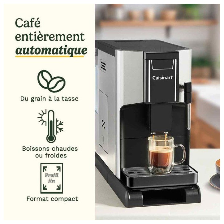 Machine a expresso entierement automatique - CUISINART - EME - EM550E - Noir Machine a expresso entierement automatique - CUISINART - EME - EM550E - Noir