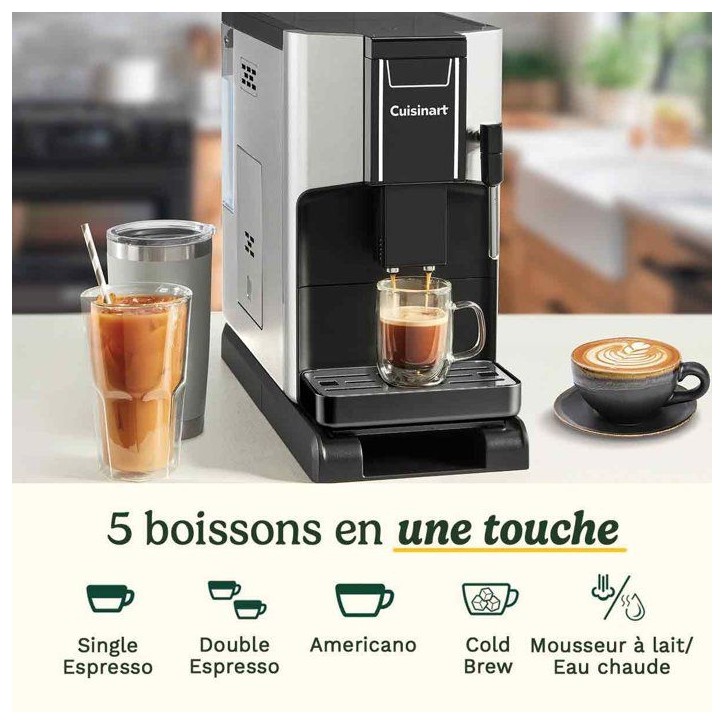 Machine a expresso entierement automatique - CUISINART - EME - EM550E - Noir Machine a expresso entierement automatique - CUISINART - EME - EM550E - Noir