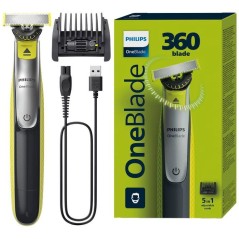 Rasoir OneBlade 360 - PHILIPS - QP2734/23 - 60 min - Lame 360° - Vert