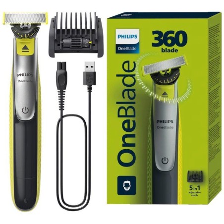 Rasoir OneBlade 360 - PHILIPS - QP2734/23 - 60 min - Lame 360° - Vert