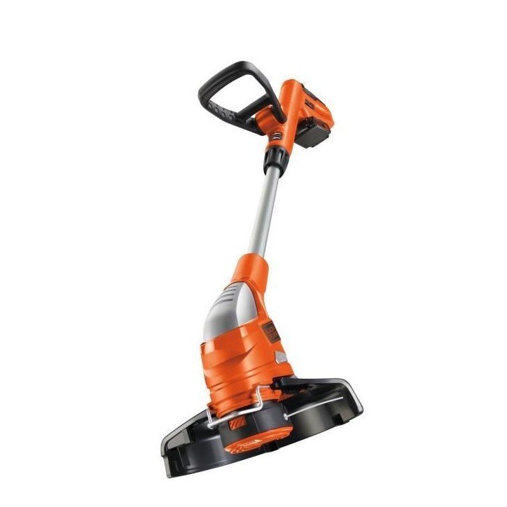 Coupe-bordure électrique BLACK+DECKER - GLC1823L20-QW - 18V - 23 cm - Avec batterie 18V - tete pivotante - tube télescopique Coupe-bordure électrique BLACK+DECKER - GLC1823L20-QW - 18V - 23 cm - Avec batterie 18V - tete pivotante - tube télescopique