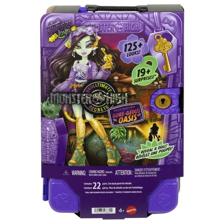 Playset surprise - MONSTER HIGH - Valise secrete Jinafire JDR52 - 19 surprises - Accessoires