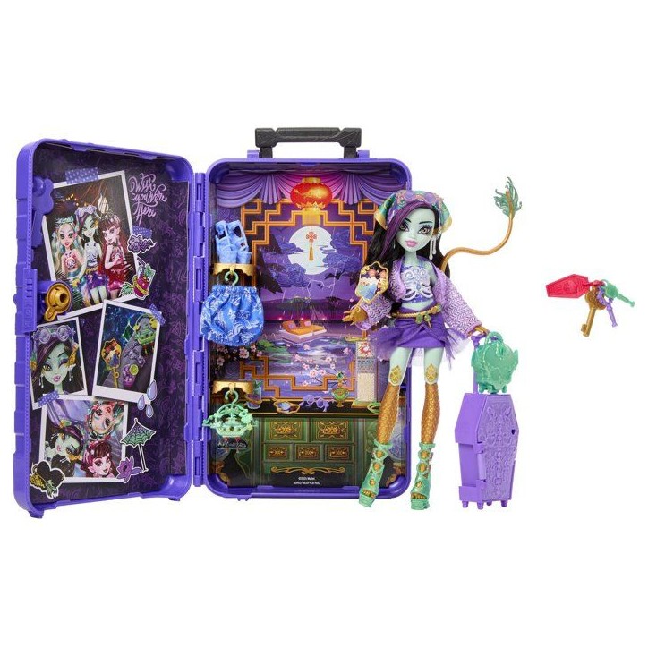 Playset surprise - MONSTER HIGH - Valise secrete Jinafire JDR52 - 19 surprises - Accessoires