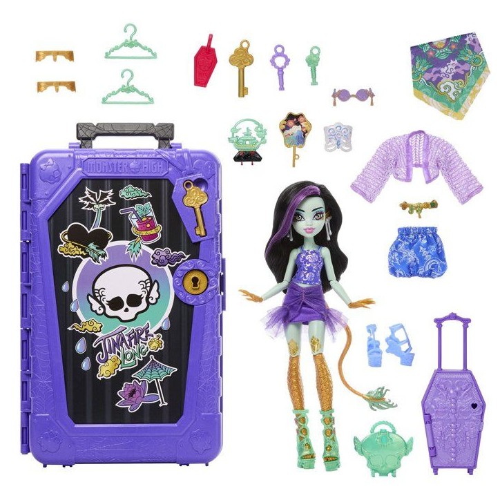 Playset surprise - MONSTER HIGH - Valise secrete Jinafire JDR52 - 19 surprises - Accessoires