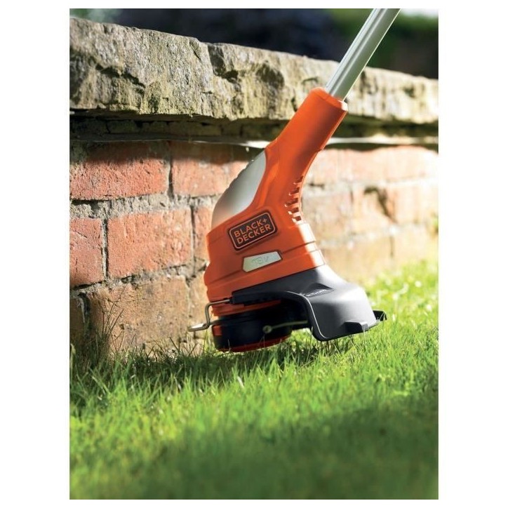 Coupe-bordure électrique BLACK+DECKER - GLC1823L20-QW - 18V - 23 cm - Avec batterie 18V - tete pivotante - tube télescopique Coupe-bordure électrique BLACK+DECKER - GLC1823L20-QW - 18V - 23 cm - Avec batterie 18V - tete pivotante - tube télescopique