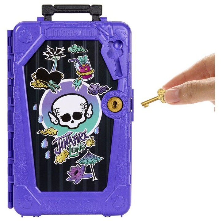 Playset surprise - MONSTER HIGH - Valise secrete Jinafire JDR52 - 19 surprises - Accessoires
