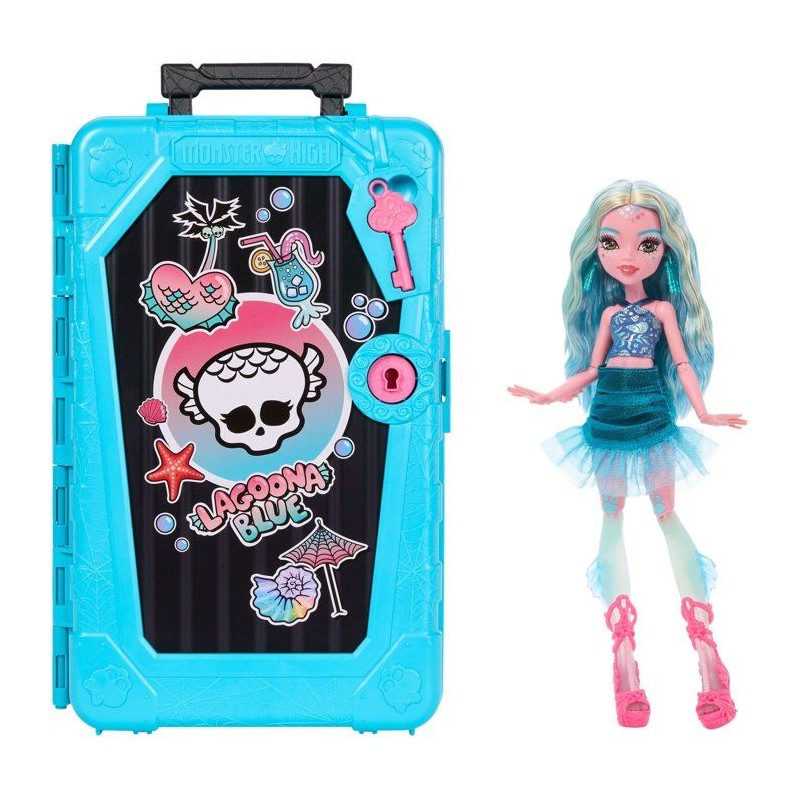 Coffret poupée - MONSTER HIGH MATTEL - Lagoona Blue JDR51 - 19 surpri