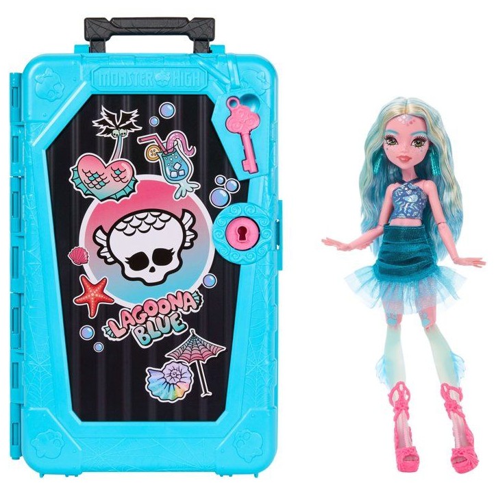 Coffret poupée - MONSTER HIGH MATTEL - Lagoona Blue JDR51 - 19 surprises - Accessoires