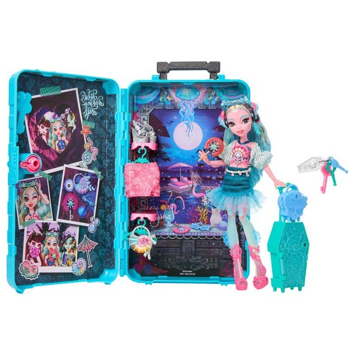 Coffret poupée - MONSTER HIGH MATTEL - Lagoona Blue JDR51 - 19 surprises - Accessoires