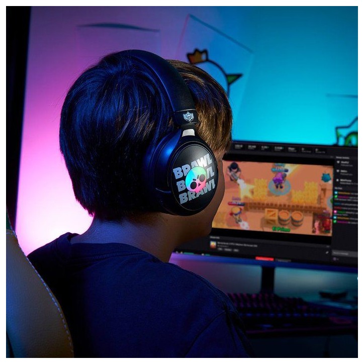 Casque gaming - SUBSONIC - BRAWL STARS - Sans fil - LED