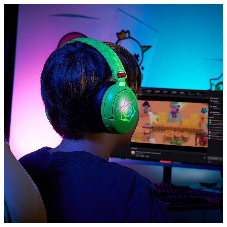 Casque gaming - SUBSONIC - BRAWL STARS - Sans fil - LED