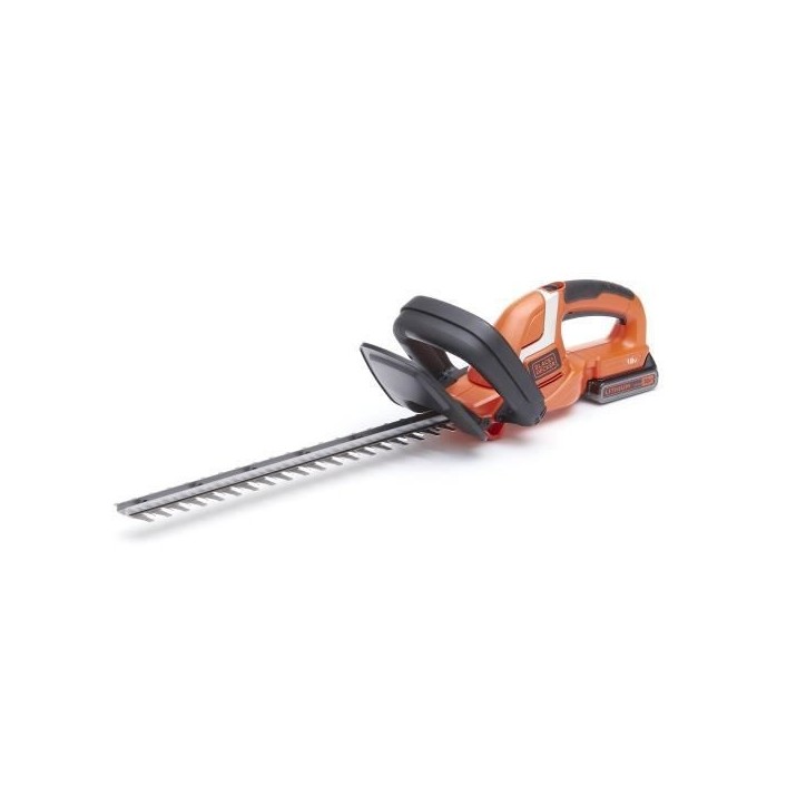 Taille-haies électrique sans fil + batterie 2Ah + chargeur - BLACK&DECKER - GTC1845L20-QW - 18V - Lame 45cm Taille-haies électrique sans fil + batterie 2Ah + chargeur - BLACK&DECKER - GTC1845L20-QW - 18V - Lame 45cm