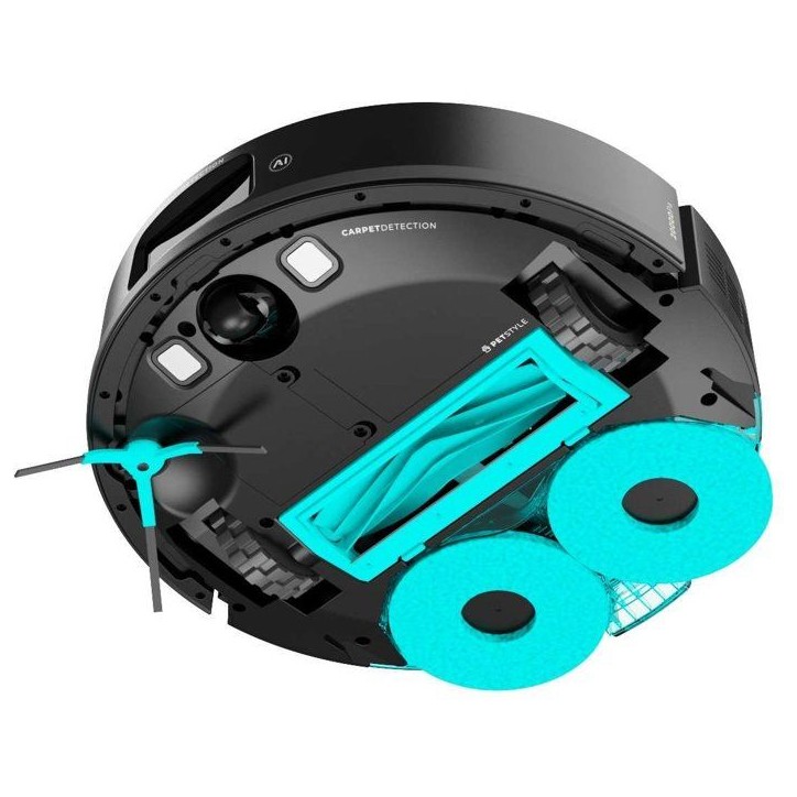 Aspirateur robot laveur - CECOTEC Conga M100 Spin AI - 20 000 Pa - 220 m² - Noir