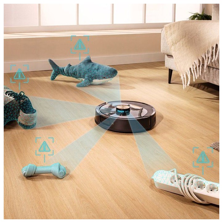 Aspirateur robot laveur - CECOTEC Conga M100 Spin AI - 20 000 Pa - 220 m² - Noir