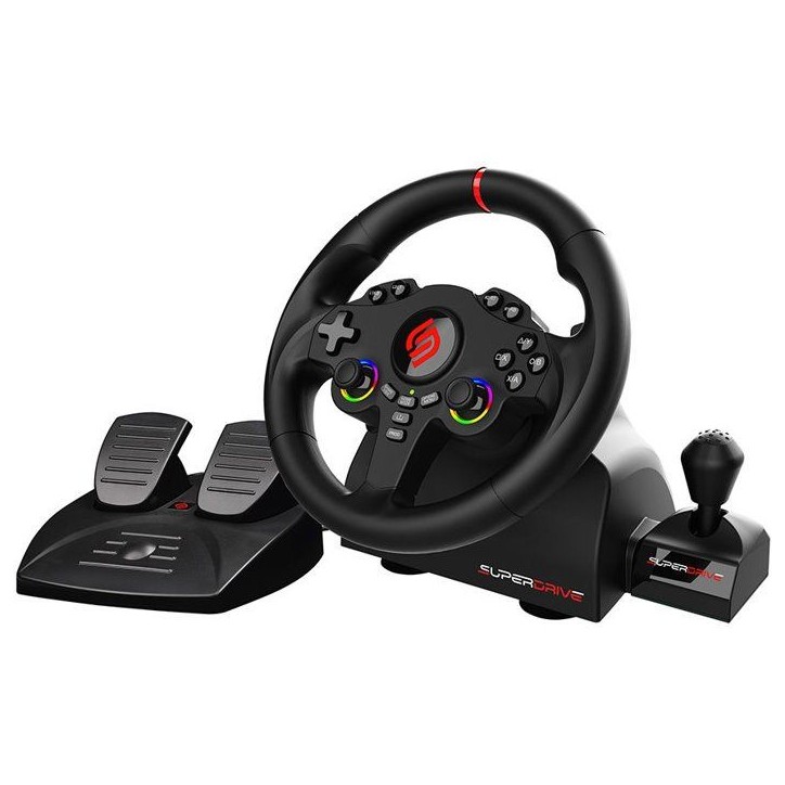 Volant gaming - SUBSONIC - Double joysticks LED + levier - PS4 PC Switch Switch 2 Xbox One Xbox Series