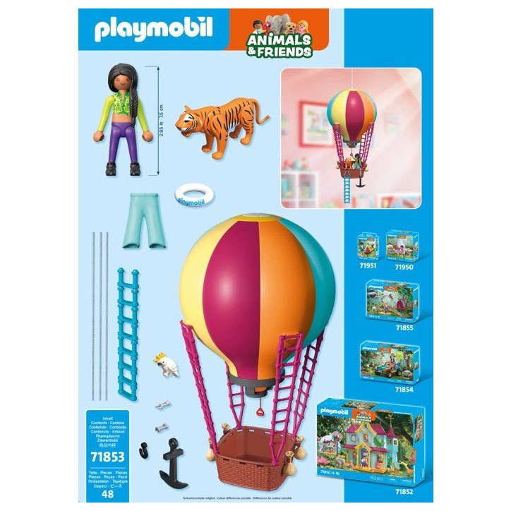 PLAYMOBIL 71853 Voyage en Mongolfiere