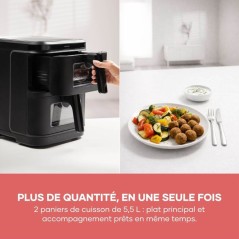 Friteuse sans huile - SEVERIN - AirFryer FR2468 - Capacité 11 L - Dou