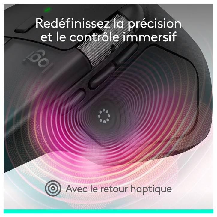Souris sans fil - Logitech - MX Master 4 for Mac - Ergonomique - Noire Souris sans fil - Logitech - MX Master 4 for Mac - Ergonomique - Noire