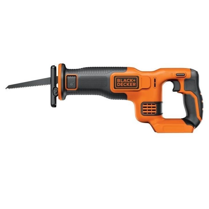 Scie sabre sans fil - BLACK+DECKER - BDCR18N-XJ - 18V - course 22mm - avec lame - sans batterie