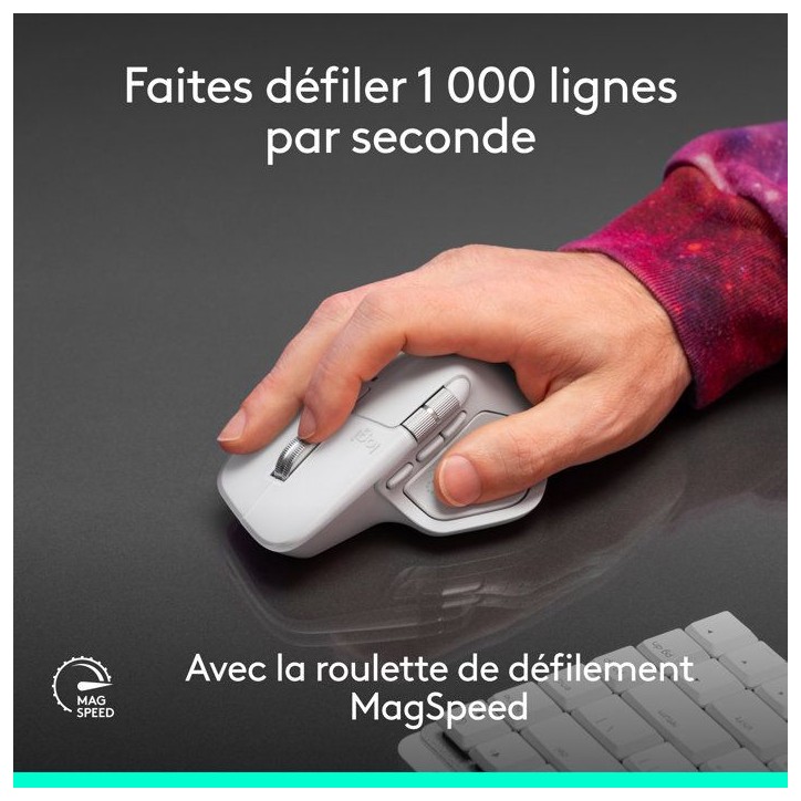 Souris sans fil - Logitech - MX Master 4 for Mac - Ergonomique - Noire Souris sans fil - Logitech - MX Master 4 for Mac - Ergonomique - Noire