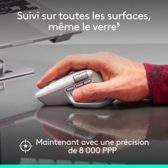 Souris sans fil - Logitech - MX Master 4 for Mac - Ergonomique - Noire