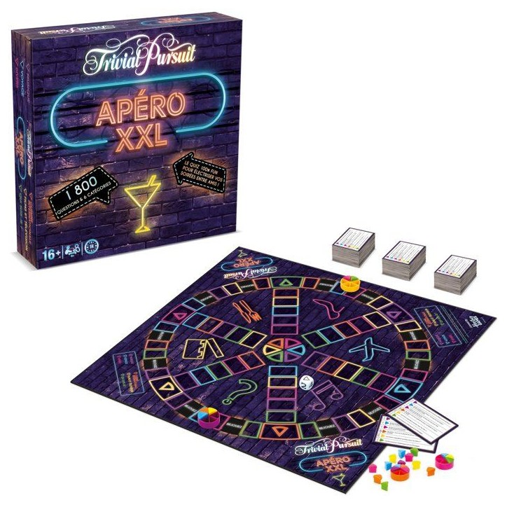 TRIVIAL PURSUIT Apéro XXL - Jeu de société - WINNING MOVES - 2 joueurs minimum - Des 16 ans